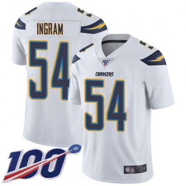 Los Angeles Chargers NFL Football Melvin Ingram White Jersey Youth Limited 54 Road 100th Season Vapor Untouchable